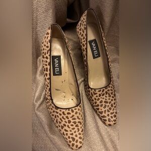 Van Eli Animal Print Heels